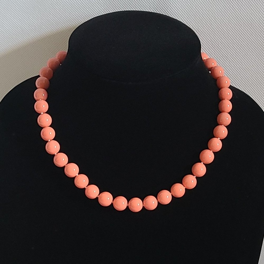 Faux Coral Short necklace-Women Necklace